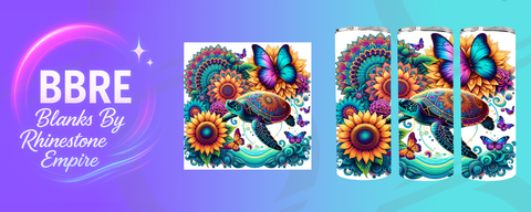Turtle 20 OZ Sublimation Print