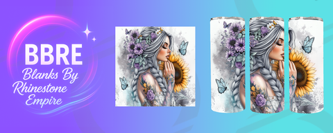 Tattoo Girl 20 OZ Sublimation Print