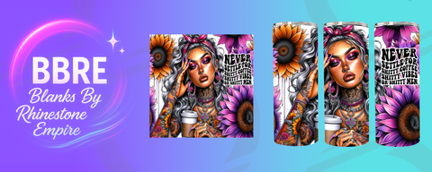 Tattoo Girl 15 OZ Sublimation Print