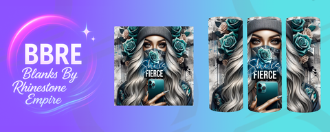 Tattoo Girl 20 OZ Sublimation Print