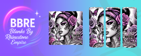 Tattoo Girl 20 OZ Sublimation Print