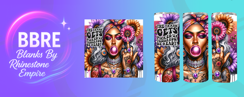 Tattoo Girl 15 OZ Sublimation Print
