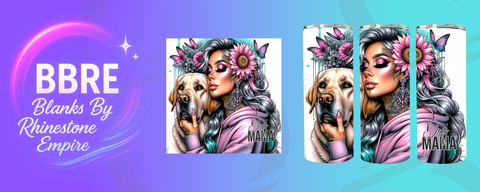 Tattoo Girl 20 OZ Sublimation Print