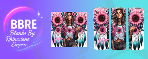 Tattoo Girl 20 OZ Sublimation Print