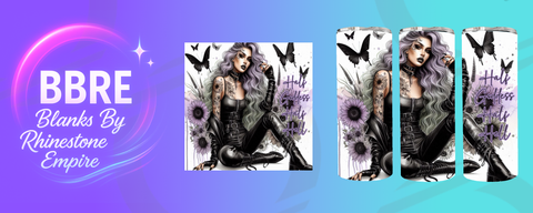 Tattoo Girl 20 OZ Sublimation Print