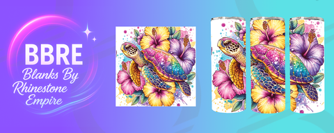 Turtle 20 OZ Sublimation Print