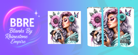 Tattoo Girl 20 OZ Sublimation Print