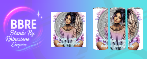 Tattoo Girl 20 OZ Sublimation Print