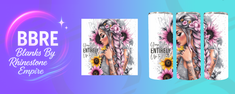 Tattoo Girl 20 OZ Sublimation Print