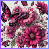 Floral Butterfly 20 OZ Wrap