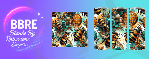 Bee 20 OZ Sublimation Print