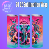 Elephant 20 OZ Sublimation Transfer