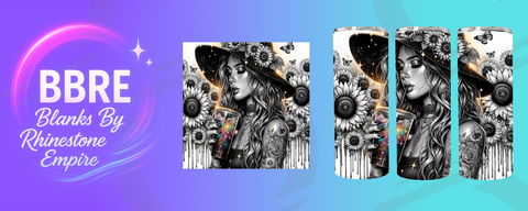 Tattoo Girl 20 OZ Sublimation Print