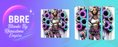 Tattoo Girl 15 OZ Sublimation Print