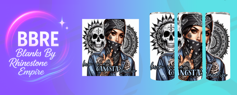 Tattoo Girl 20 OZ Sublimation Print