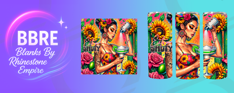 Tattoo Girl 20 OZ Sublimation Print