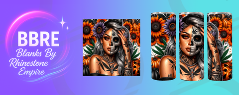 Tattoo Girl 15 OZ Sublimation Print