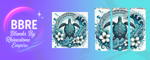 Turtle 20 OZ Sublimation Print