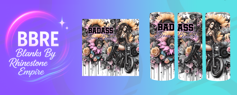 Tattoo Girl 20 OZ Sublimation Print