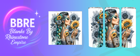 Tattoo Girl 15 OZ Sublimation Print