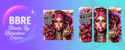 Tattoo Girl 15 OZ Sublimation Print