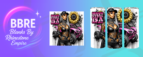 Tattoo Girl 20 OZ Sublimation Print