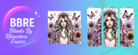 Tattoo Girl 20 OZ Sublimation Print
