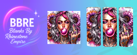Tattoo Girl 15 OZ Sublimation Print