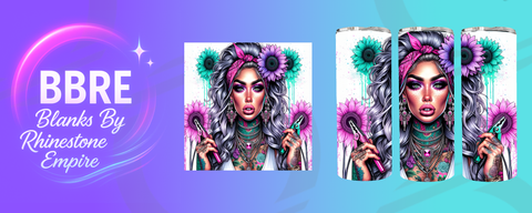 Tattoo Girl 15 OZ Sublimation Print