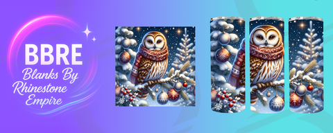 Owl 20 OZ Sublimation Print