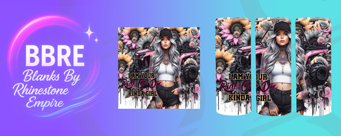 Tattoo Girl 15 OZ Sublimation Print