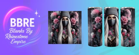 Tattoo Girl 15 OZ Sublimation Print