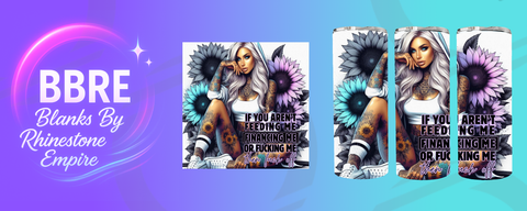 Tattoo Girl 20 OZ Sublimation Print
