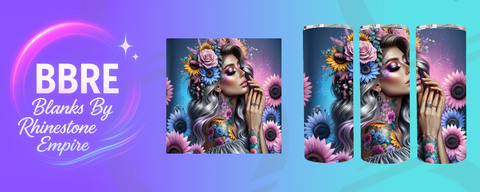 Tattoo Girl 20 OZ Sublimation Print