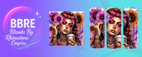 Tattoo Girl 20 OZ Sublimation Print