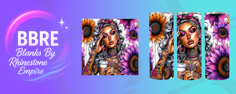 Tattoo Girl 20 OZ Sublimation Print