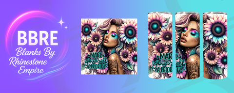 Tattoo Girl 20 OZ Sublimation Print