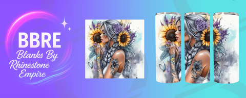 Tattoo Girl 15 OZ Sublimation Print