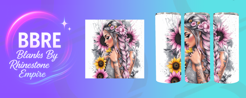 Tattoo Girl 15 OZ Sublimation Print