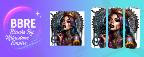 Tattoo Girl 15 OZ Sublimation Print