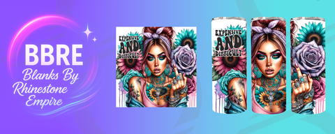 Tattoo Girl 15 OZ Sublimation Print