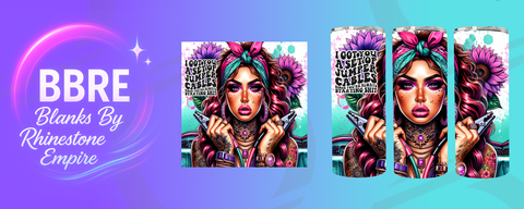 Tattoo Girl 15 OZ Sublimation Print