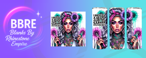 Tattoo Girl 20 OZ Sublimation Print