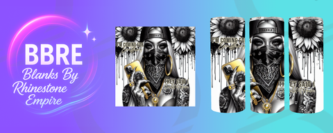 Tattoo Girl 20 OZ Sublimation Print