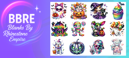 Halloween UV-DTF Element Sheet