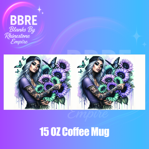 Tattoo Girl 15 OZ Cup Wrap