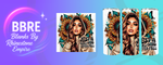 Tattoo Girl 20 OZ Sublimation Print