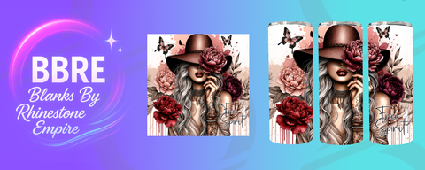Tattoo Girl 20 OZ Sublimation Print