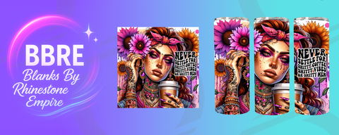 Tattoo Girl 20 OZ Sublimation Print