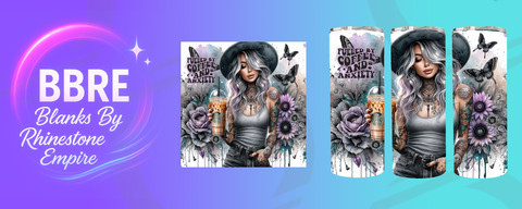 Tattoo Girl 20 OZ Sublimation Print